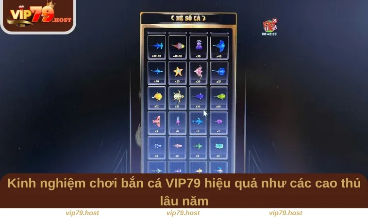 Kinh nghiệm chơi bắn cá VIP79 hiệu quả như các cao thủ lâu năm