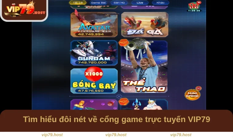 Tìm hiểu đôi nét về cổng game trực tuyến VIP79