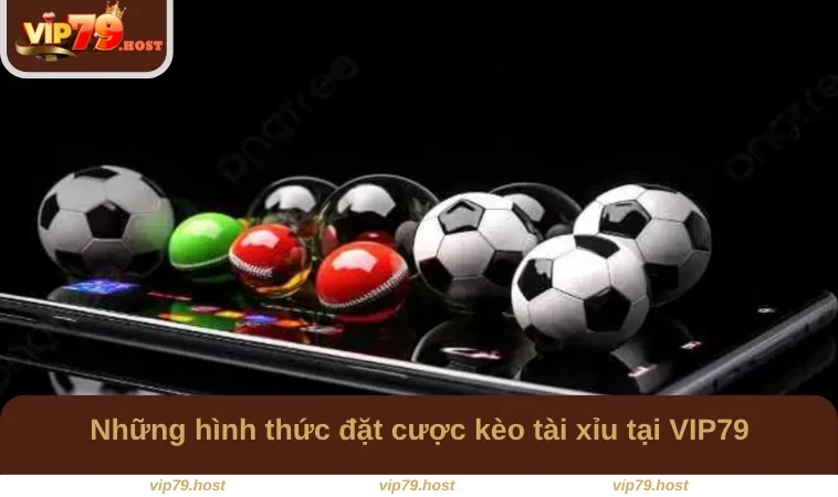 Những hình thức đặt cược kèo tài xỉu tại VIP79