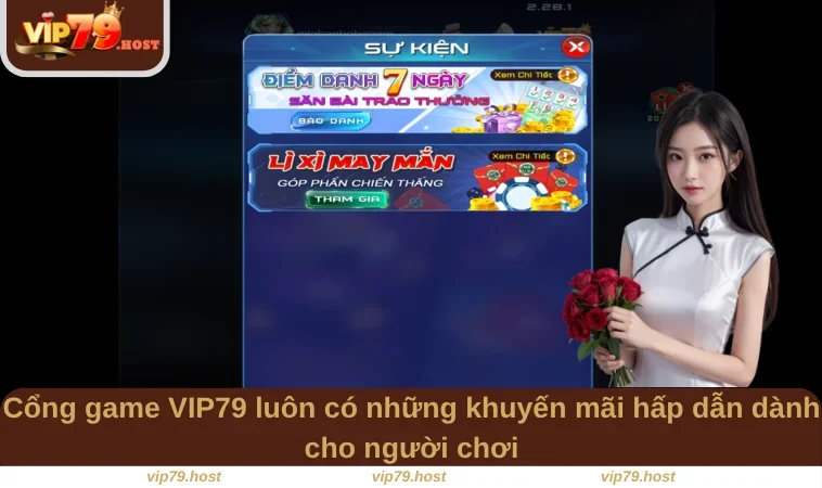 Vip79 11 Cổng game VIP79 luôn có những khuyến mãi hấp dẫn dành cho người chơi